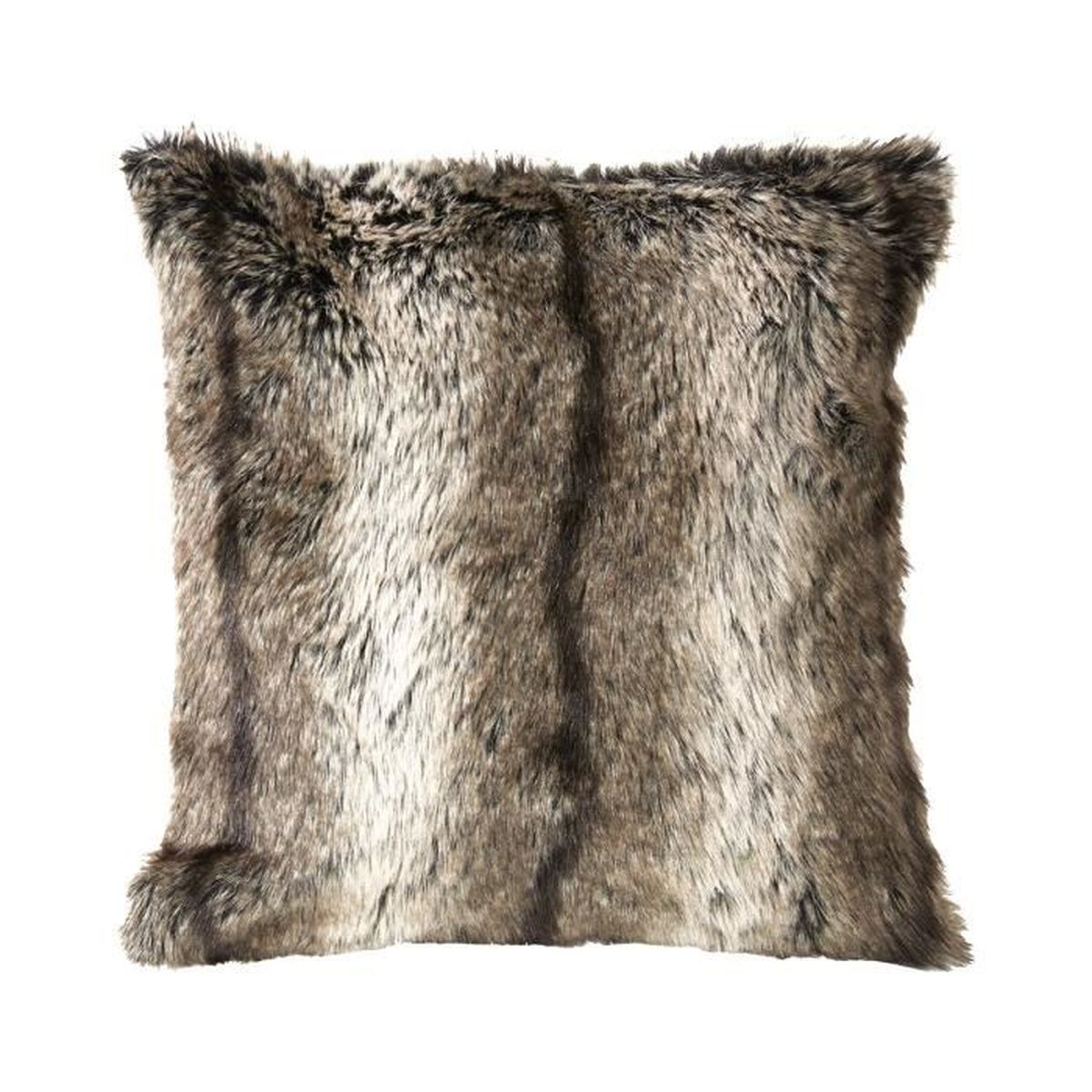 Moelleux Coussin Coeur Coussin Canapé Canapé Coussin 40x40 cm fourrure synthétique