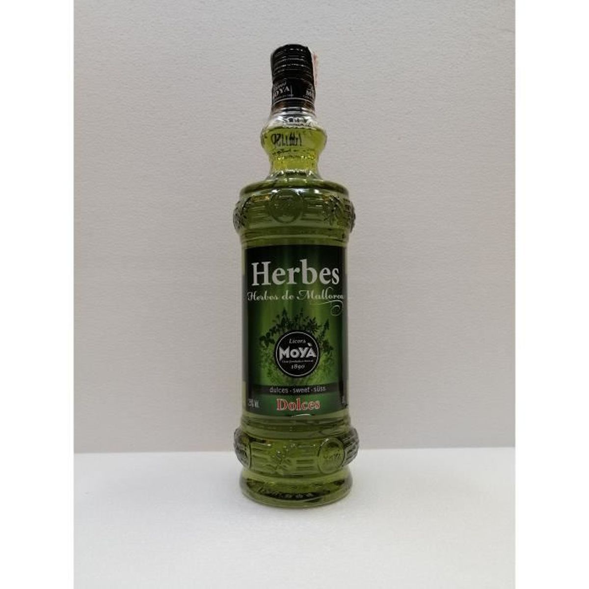Liqueur au plantes Moya Douce (Hierbas) 25 vol 1L (Majorque) La cave