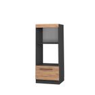 Armoire haute Fame-Line, 60cm ouvert, Chêne de force doré, Anthracite, Vicco