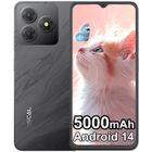 Smartphone Pas Cher OSCAL FLAT 2C - 5000mAh - Écran 6.56"HD+ - 6GoRAM+64Go ROM - 13MP+8MP - Android 14, Dual SIM, Noir