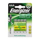 Piles Rechargeables Energizer Power Plus AAA/LR3 700 mAh, pack de 4