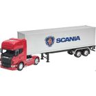Jouet miniature - HTC - Scania V8 R730 - Métal et plastique - Blanc et rouge