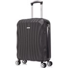 RAYKONG Valise cabine ABS 55x40x20cm (44L) - Petites valises de voyage légères 20 pouces - (RK03|Noir)