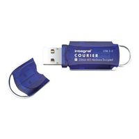 Clé USB - INTEGRAL - Courier FIPS 197 - 64 Go - USB 3.0 - Vitesse de lecture jusqu'à 140 Mo/s