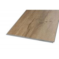 Sol SPC Vinyle haute résistance clipsable tout en un chêne clair 1,95 m² (couche d'usure de 0,5 mm) - Chêne clair