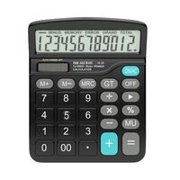 Calculatrice solaire TD® Calculatrice financière de bureau Comptabilité informatique Calculatrice spéciale