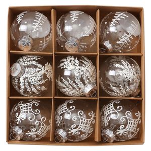 Lot De 12 Boules De Noël Décoratives Champagne 6 Cm - Polypropylène, Avec Trou De Suspension - 8