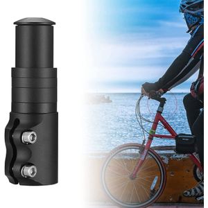 Rehausseur De Potence Vélo - Alliage Alu - Hauteur Réglable 3-50mm - Pour Guidon 24.6-25.4mm