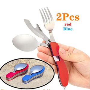 Couverts inox Travel Cutlery Deluxe - Easy Camp - Achat de