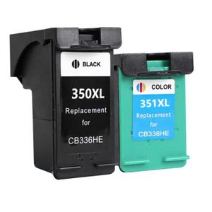 ✓ Pack compatible avec HP 350XL 351XL noir et couleur couleur pack en stock  - 123CONSOMMABLES