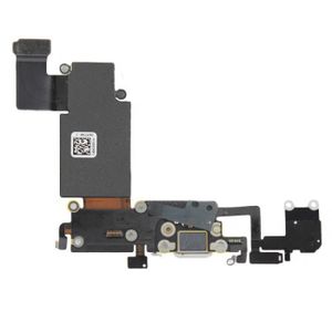 Connecteur De Charge + Prise Jack Pour IPhone 6s Plus - Gris, Pièce Générique Neuve