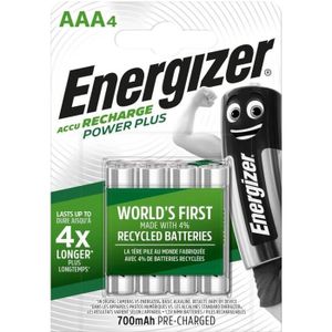 PILES Piles Rechargeables Energizer Power Plus AAA/LR3 7