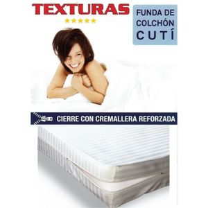 BASIC HOME by TEXTURAS Protector COLCH/ÓN Rizo//PVC Impermeable 90X190//200+25