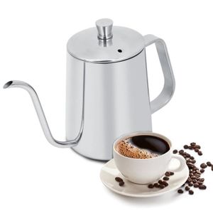 CAFETIÈRE Cafetière,Pot de café lavé à la main en acier inox