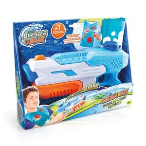 PISTOLET À EAU Pistolet à eau Super Blaster Game - Compact Kit avec dossard - Canal Toys - A partir de 4 ans
