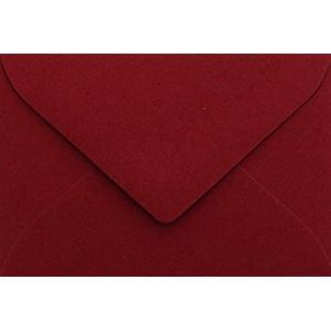 ENVELOPPE 25 Enveloppes B6 Din (12,5 X 17,6 Cm) Bordeaux, Te
