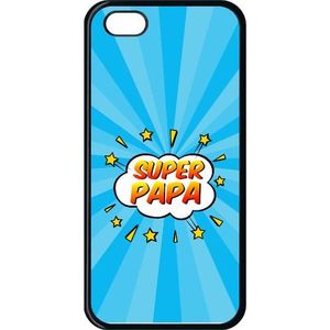 COQUE - BUMPER Coque apple iphone 5c super papa fond graphique bl