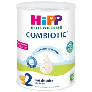 LAIT 2E ÂGE Hipp Bio Lait de Suite Combiotic 2ème Âge 800g