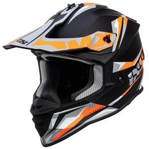 46 Orange, S Woljay Casque de Moto Intégral Course Scooter pour Adultes 