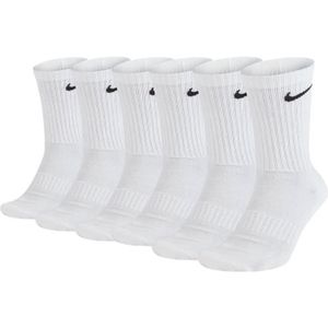 CHAUSSETTES Nike Chaussettes Mixte - uni,Paquet de 6,Everyday Cushion NO-Show - Blanc