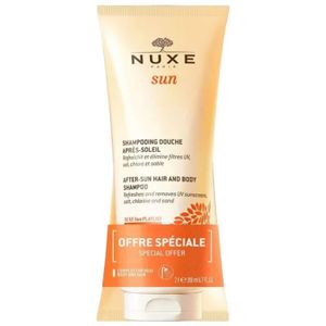 SHAMPOING Nuxe Duo Shampooing Douche Après-Soleil 2 x 200 ml