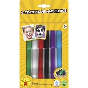 MAQUILLAGE Crayons de maquillage à l'eau - RUBIES - 6 couleur