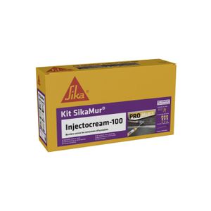PEINTURE - VERNIS Kit Pro anti-humidité SIKA SikaMur InjectoCream - 5m