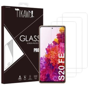 Protection d'écran pour smartphone Bbc Verre trempé 2,5D Galaxy S20 FE  black - PEGLASSGS20FE