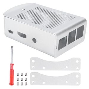 ICY BOX Raspberry Pi 4 Boîtier en Aluminium avec dissipateur