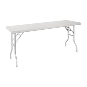 PLAN DE TRAVAIL Table de travail pliante inox Vogue 1830x610x780mm