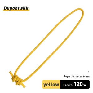 MOUSQUETON - ASSUREUR Nylon Yellow -corde en Polyester et nylon,6mm,long