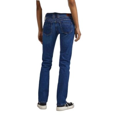 Pepe Jeans Violet Jeans Femme Coupe Mom Fit Taille Haute