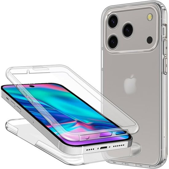 Coque Souple IPhone 17 Pro Max Transparente Ultra Fine - TPU Antidérapant Protection Légère