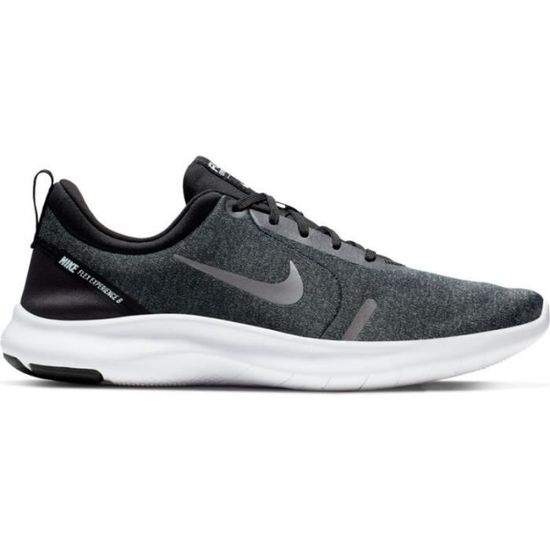 NIKE Chaussures de running NIKE FLEX EXPERIENCE RN 8 HOMME Noir Gris Cdiscount Sport