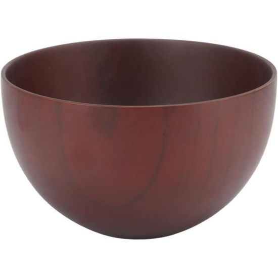 Bol En Bois Rectangulaire Sahgsa - Saladier à Fruits, Snacks, Style Naturel Et Durable - 2