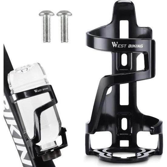 Likesing Porte Gourde Vélo Universel 12-24oz - Support Guidon Avec Poche Maille Et Bandes Réfléchissantes
