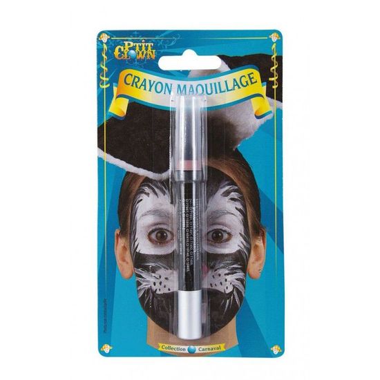 Crayon maquillage noir - Marque inconnue - Contenance 3g - Pour Carnaval et Halloween