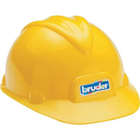 Casque de chantier pour enfant - BRUDER - Casque de chantier - Jaune - A partir de 3 ans - Extérieur