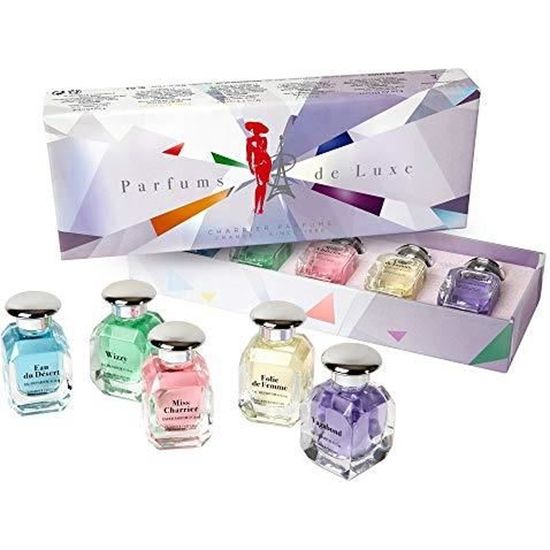 Charrier Parfums Coffret de 5 Eaux de Parfum Luxe Miniatures Total 60 ml PL5