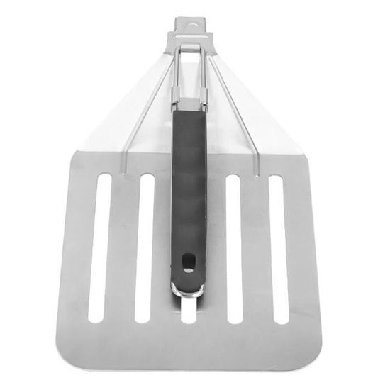 Pelle à Pizza Repliable Alpina – Acier Inoxydable 53 Cm, Poignée Pliable, Idéale Four & BBQ