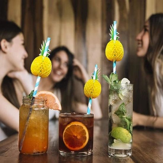 Pailles En Papier Emballées Ou Pas Avec Papa France DIM. Cm 20 X 12