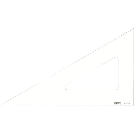Equerre - MINERVA - 60° - Bord Droit - 35cm - Qualité optique ...
