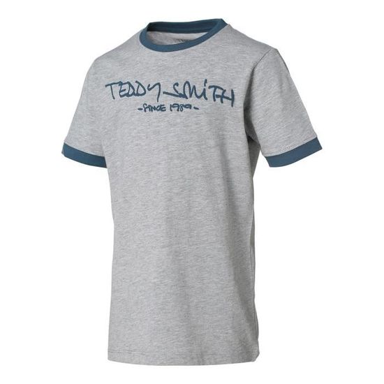 TEDDY SMITH T shirt Ticlass 3 Enfant gar on Gris Gris gris