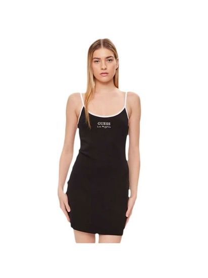 Robe Guess Femme Los angeles Noir Coton Noir Cdiscount Pret a Porter