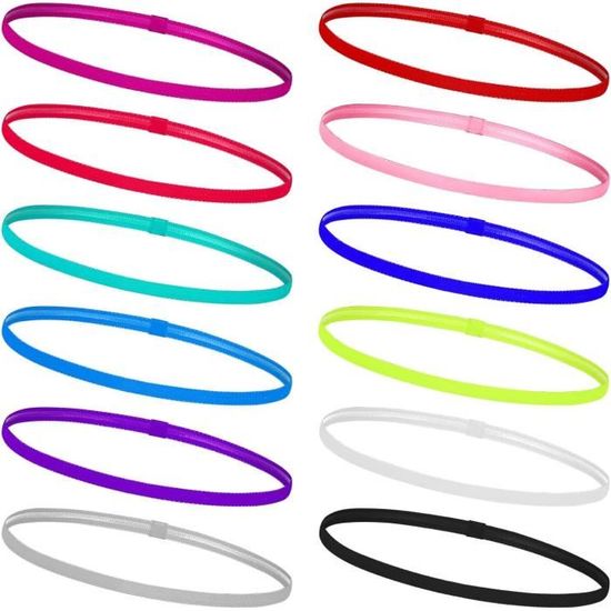 Lot De 10 Bandeaux Athlétiques Pour Garçons - 16 Pouces - Élastique Sport Absorbant