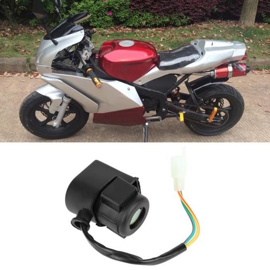 Relais Solénoïde Démarreur Pour Moto GY6 50cc 125cc 150cc 250cc - 12V, Noir - Pièce Électrique Remplacement