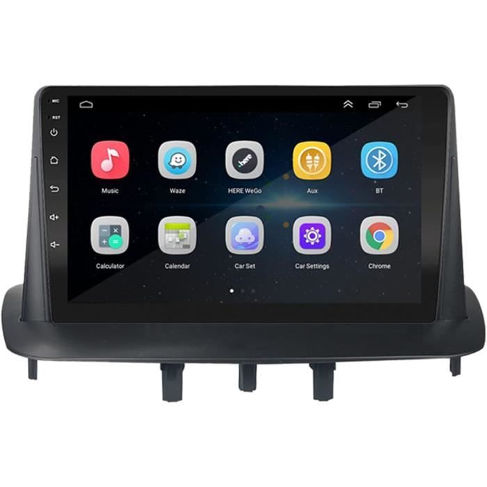 Autoradio Android 14 Pour Renault Clio 3 (2005-2014) - Écran Tactile 9 Pouces QLED, CarPlay/Android Auto Sans Fil, 4Go RAM, 4G, GPS