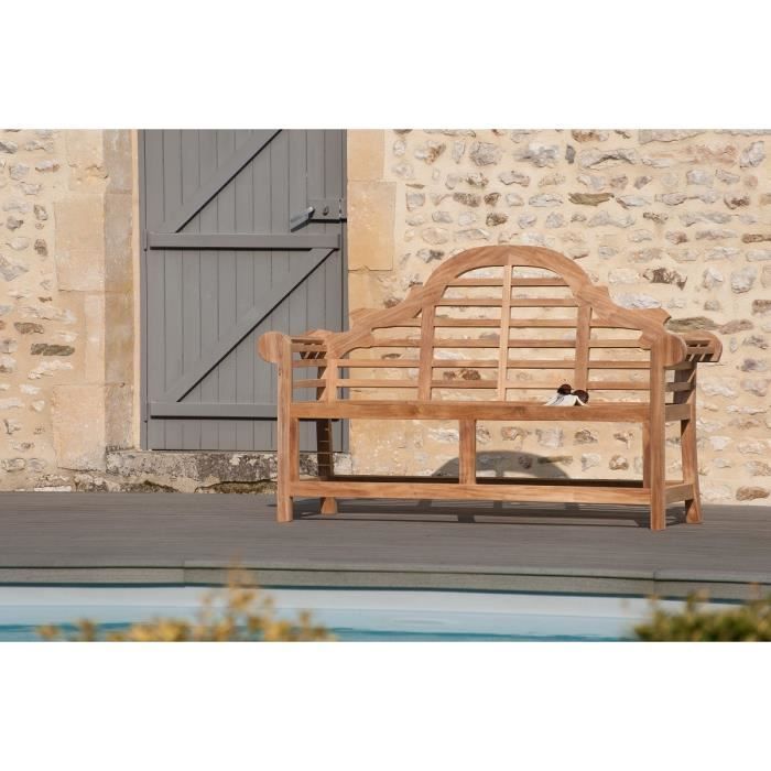 Sumatra Banc De Jardin En Teck Jarditeck Achat Vente Banc D
