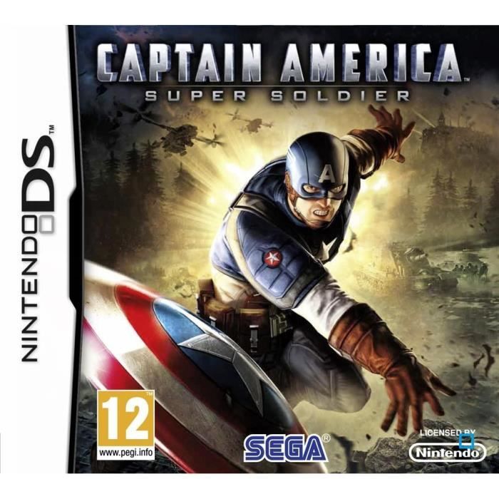 Sega Captain America / Jeu Console Ds
