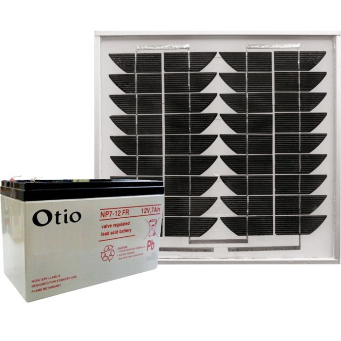 OTIO Kit d'alimentation solaire pour motorisation de portail